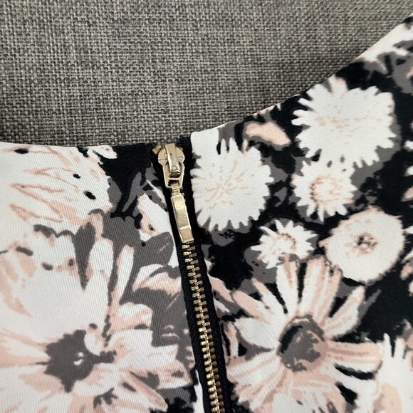 Forever 21 A-Line Dress Floral medium Zipper fit & Flare Mini Lined Sleeveless - Picture 13 of 14